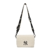 Túi MLB Basic Small Logo Fleece Cross Bag New York Yankees Cream