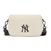 Túi MLB Basic Small Logo Fleece Cross Bag New York Yankees Cream