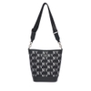 Túi MLB Big Classic Monogram Jacquard New Bucket Bag New York Yankees Black