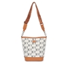 Túi MLB Big Classic Monogram Jacquard New Bucket Bag New York Yankees Cream