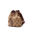 Túi MLB Korea [KIDS] Classic Monogram Bucket Bag Boston Red Sox D.Beige