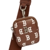 Túi MLB Classic Monogram PU Emboss Mini Crossbody Boston Red Sox D.Brown
