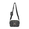 Túi MLB Classic Monogram PU Emboss Mini Crossbody New York Yankees Black