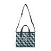 Túi MLB Cube Monogram Small Tote Bag New York Yankees D.Navy