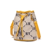 Túi MLB Dia Monogram Jacquard Mini Bucket Bag New York Yankees Beige