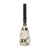 Túi MLB Diamond Monogram Fur Hobo Bag New York Yankees Cream