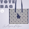 Túi MLB Diamond Monogram Jacquard Large Tote Bag LA Dodgers L.Navy