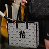 Túi MLB Diamond Monogram Jacquard Large Tote Bag New York Yankees Black