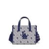 Túi MLB Diamond Monogram Jacquard Small Tote Bag LA Dodgers L.Navy