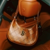 Túi MLB Diamond Monogram PU Embo Large Hobo Bag Boston Red Sox Brown