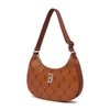Túi MLB Diamond Monogram PU Embo Large Hobo Bag Boston Red Sox Brown