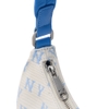 Túi MLB Korea Monogram Jacquard Hobo Bag New York Yankees S.Blue
