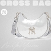Túi MLB Korea Silver Cross Bag New York Yankees