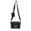 Túi MLB Mini Monogram Embo Cross Bag New York Yankees Black