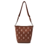 Túi MLB Korea Big Classic Monogram Jacquard Bucket Bag Boston Red Sox Brown