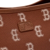 Túi MLB Korea Big Classic Monogram Jacquard Bucket Bag Boston Red Sox Brown