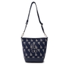 Túi MLB Korea Big Classic Monogram Jacquard Bucket Bag LA Dodgers D.Navy