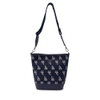 Túi MLB Korea Big Classic Monogram Jacquard Bucket Bag LA Dodgers D.Navy