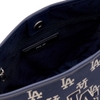 Túi MLB Korea Big Classic Monogram Jacquard Bucket Bag LA Dodgers D.Navy