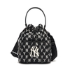 Túi MLB Monogram Bucket Bag New York Yankees Black