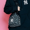 Túi MLB Monogram Bucket Bag New York Yankees Black