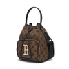Túi MLB Monogram Diamond Jacquard Bucket Bag Boston Red Sox D.Beige