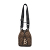 Túi MLB Monogram Diamond Jacquard Bucket Bag Boston Red Sox D.Beige