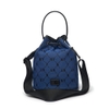 Túi MLB Monogram Diamond Jacquard Bucket Bag New York Yankees D.Blue