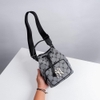 Túi MLB Monogram Diamond Jacquard Bucket Bag New York Yankees Grey