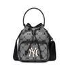 Túi MLB Monogram Diamond Jacquard Bucket Bag New York Yankees Grey