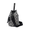 Túi MLB Monogram Diamond Jacquard Bucket Bag New York Yankees Grey