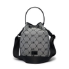 Túi MLB Monogram Diamond Jacquard Bucket Bag New York Yankees Grey