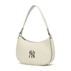Túi MLB Korea Monogram Embo Hobo Bag New York Yankees Cream