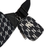 Túi MLB Monogram Hip Sack New York Yankees Black