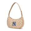 Túi MLB Monogram Hobo Bag New York Yankees D.Beige