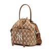 Túi MLB Monogram Jacquard Bucket Bag New York Yankees Beige