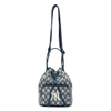 Túi MLB Monogram Jacquard Bucket Bag New York Yankees Navy