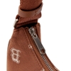 Túi MLB Korea Monogram Jacquard Hobo Bag Boston Red Sox Brown