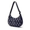 Túi MLB Korea Monogram Jacquard Hobo Bag LA Dodgers D.Navy