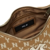 Túi MLB Monogram Jacquard Hobo Bag New York Yankees Beige 2021
