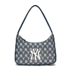 Túi MLB Monogram Jacquard Hobo Bag New York Yankees Navy 2021