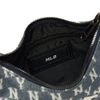 Túi MLB Monogram Jacquard Hobo Bag New York Yankees Navy 2021