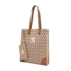 Túi MLB Monogram Jacquard Tote Bag New York Yankees Beige