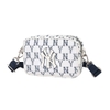 Túi MLB Monogram Mini Cross Bag New York Yankees White