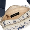 Túi MLB Korea Monogram Mini Cross Bag New York Yankees Cream