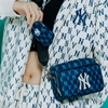 Túi MLB Korea Monogram Mini Cross Bag New York Yankees L.Navy