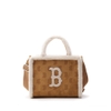 Túi MLB Korea Monogram Mustang Tote Bag Boston Red Sox Camel