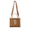 Túi MLB Korea Monogram Mustang Tote Bag Boston Red Sox Camel