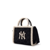 Túi MLB Korea Monogram Mustang Tote Bag New York Yankees Black