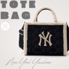 Túi MLB Korea Monogram Mustang Tote Bag New York Yankees Black